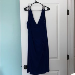 indigo ralph lauren evening dress